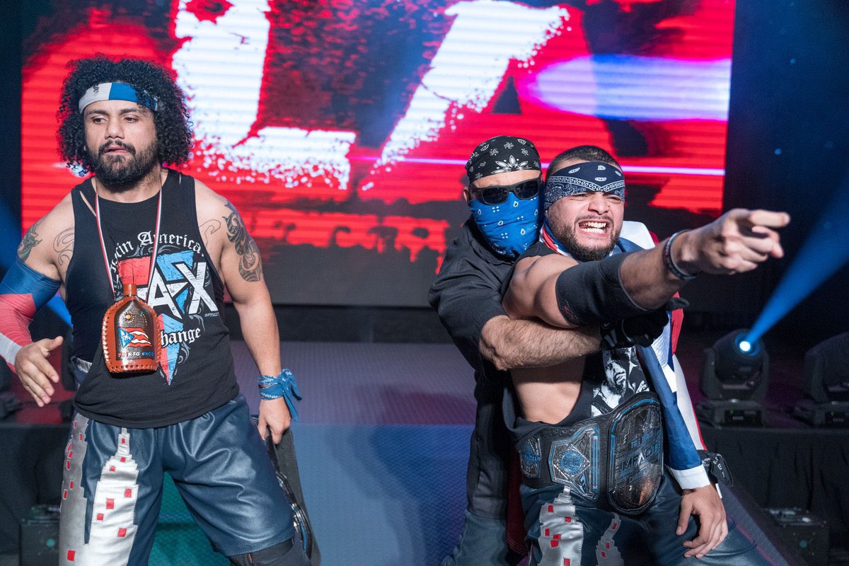 tutt_colby23's tweet photo. NXT, main roster maybe Raw? Tna. Now a team i would love to see is Lax on smackDown. https://t.co/T2EWS5UrIV