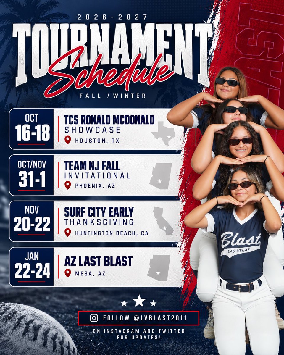 jgibbssoftball's tweet photo. Schedule is OUT, and I’m ready to WORK! 💪🏼

New season, new opportunities, and big goals ahead! Excited to hit the road with my girls, compete against some of the best, and make every inning count! 

#ClassOf2029 #EarnedNotGiven #TrustTheProcess https://t.co/JcytDIJkU9