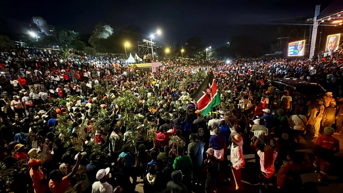 gabrieloguda's tweet photo. If there's anyone out there who still doubts where the spirit of Baba Raila Amolo Odinga rests; who still wonders which direction to take after the events of October 2025, who still questions the power of our resolve to complete the work Baba started, tonight is your answer. https://t.co/gxq6Z0gRv9
