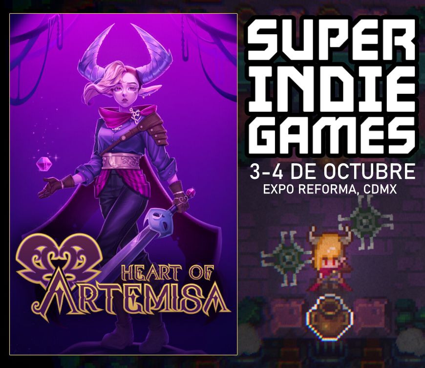 CamacebraGames's tweet photo. Heart of Artemisa estará presente en @Superindiegam3s este fin de semana! Tendremos una demo especial y stickers!
Vayan a conocer los proyectos nacionales presentes!
#SuperIndieGames #IndieGame #HeartOfArtemisa https://t.co/4tH3UBNJUG