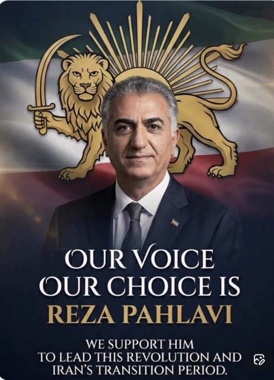 Fahi46102645's tweet photo. @mikepompeo #KingRezaPahlavi‌ForIran is the only leader we Iranian want 🙏💪💪💪 https://t.co/AkckvS6Sk9