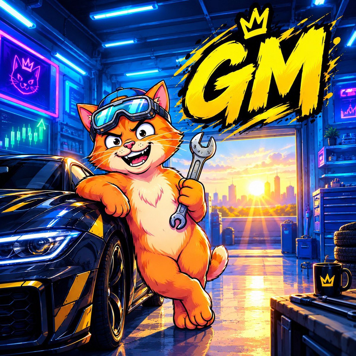 chop_sol's tweet photo. GM mechanics 🔧

The garage is open, the engine is running and the 3 AM shift never really ends.

New day to build, create, push and move as one.

Grab your wrench, bring the energy and let’s put in the work. https://t.co/fWeCWtEj5Z