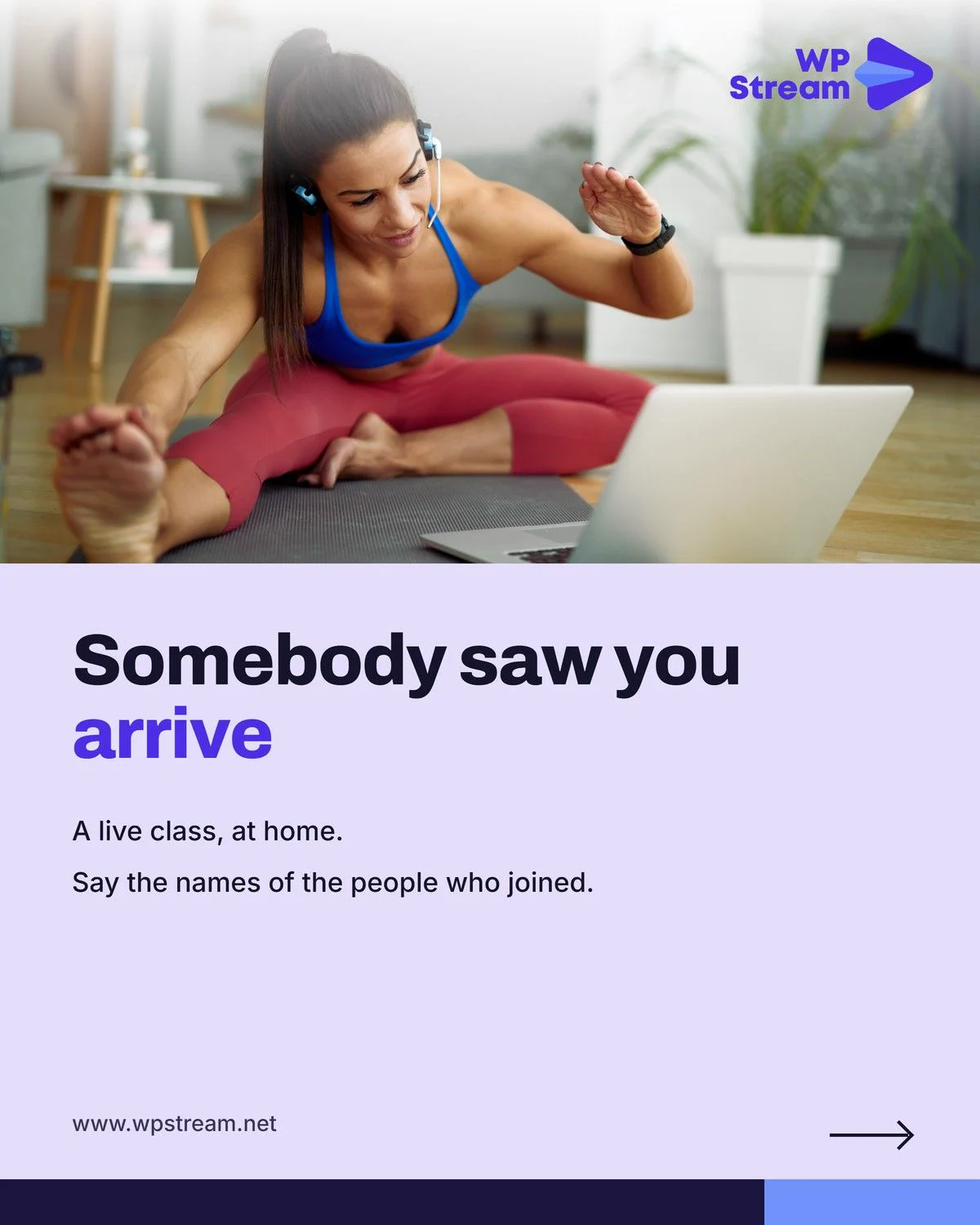 Somebody saw you arrive