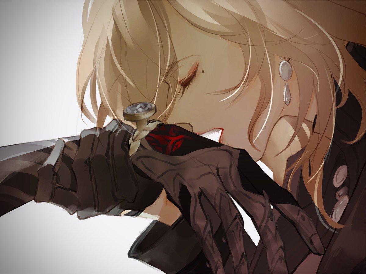 Amaramesta's tweet photo. “I'm exercising far more restraint than you could possibly imagine——I AM SO HUNGRY.”

#Ashveil #Kuchiba #HonkaiStarRail https://t.co/Vd5R9jHHI4