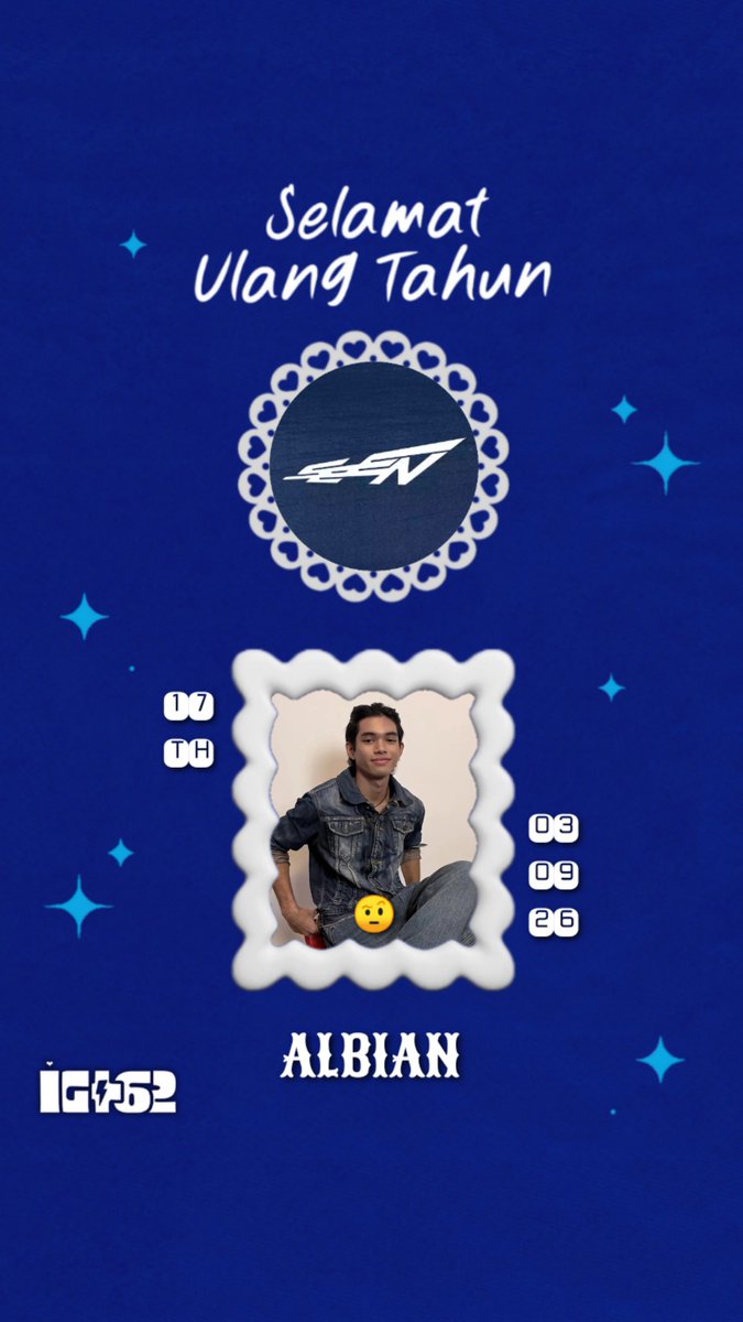 idolgrup_plus62's tweet photo. 𝐇𝐀𝐏𝐏𝐘 𝐁𝐈𝐑𝐓𝐇𝐃𝐀𝐘 🎂🎉🎁
Kak #ALBIAN ✨ (17 Tahun) 
03 Oktober 2009 - 03 Oktober 2026

Wish You All The Best 🥰
Do'a terbaik untuk Kakak ku ini 😊

Semoga apa yang di impikan semuanya bisa tercapai ditahun ini 
Murah Rezeki, makin banyak Job nya https://t.co/8yopZALzYI