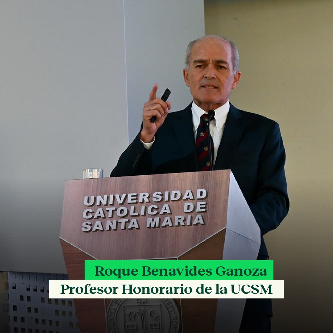 UCSM_oficial's tweet photo. 💚 #UCSM | 𝐓𝐫𝐞𝐬 𝐩𝐞𝐫𝐬𝐨𝐧𝐚𝐥𝐢𝐝𝐚𝐝𝐞𝐬 𝐯𝐢𝐧𝐜𝐮𝐥𝐚𝐝𝐚𝐬 𝐚 𝐧𝐮𝐞𝐬𝐭𝐫𝐚 𝐔𝐧𝐢𝐯𝐞𝐫𝐬𝐢𝐝𝐚𝐝 𝐝𝐞𝐬𝐭𝐚𝐜𝐚𝐧 𝐞𝐧 𝐌𝐄𝐑𝐂𝐎 𝐋𝐢́𝐝𝐞𝐫𝐞𝐬 𝐏𝐞𝐫𝐮́ 𝟐𝟎𝟐𝟔

La Universidad Católica de Santa María reconoce la presencia de tres personalidades vinculadas a nuestra comunidad universitaria en 𝐌𝐄𝐑𝐂𝐎 𝐋𝐢́𝐝𝐞𝐫𝐞𝐬 𝐏𝐞𝐫𝐮́ 𝟐𝟎𝟐𝟔, ranking que evalúa la reputación de líderes del país. En esta edición, Julio Velarde Flores ocupa el primer lugar y Roque Benavides Ganoza el quinto; Jorge Rodríguez Rodríguez también integra la clasificación. 

🎓 Julio Velarde Flores, Doctor Honoris Causa de la UCSM.
🎓 Roque Benavides Ganoza, Profesor Honorario de la UCSM.
🎓 Jorge Rodríguez Rodríguez, Profesor Honorario de la UCSM.

Este reconocimiento pone nuevamente en valor las trayectorias de personalidades que mantienen un vínculo académico con nuestra casa de estudios.

💚 𝑪𝒆𝒍𝒆𝒃𝒓𝒂𝒎𝒐𝒔 𝒆𝒔𝒕𝒐𝒔 𝒍𝒂𝒛𝒐𝒔 𝒒𝒖𝒆 𝒄𝒐𝒏𝒆𝒄𝒕𝒂𝒏 𝒂 𝒍𝒂 𝑼𝑪𝑺𝑴 𝒄𝒐𝒏 𝒓𝒆𝒇𝒆𝒓𝒆𝒏𝒕𝒆𝒔 𝒅𝒆 𝒂𝒎𝒑𝒍𝒊𝒂 𝒕𝒓𝒂𝒚𝒆𝒄𝒕𝒐𝒓𝒊𝒂 𝒏𝒂𝒄𝒊𝒐𝒏𝒂𝒍.

#UCSM #MERCOLíderes2026 #SentimientoSantamariano #ComunidadUCSM #Reconocimiento
