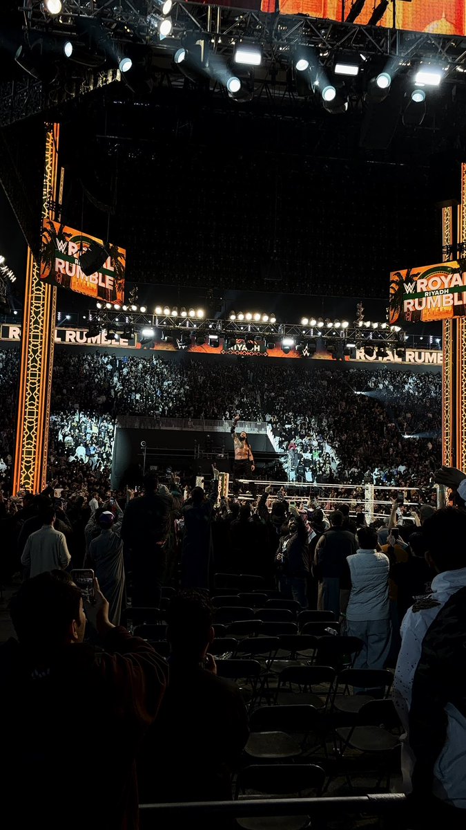 iiLivv1's tweet photo. @FauxOff @NYKerri_ SmackDown before NOC 2025
VVIP for only $160
Royal Rumble 2026 in Riyadh for just $25.
And the seats were great both times https://t.co/FRO9cwa7iK