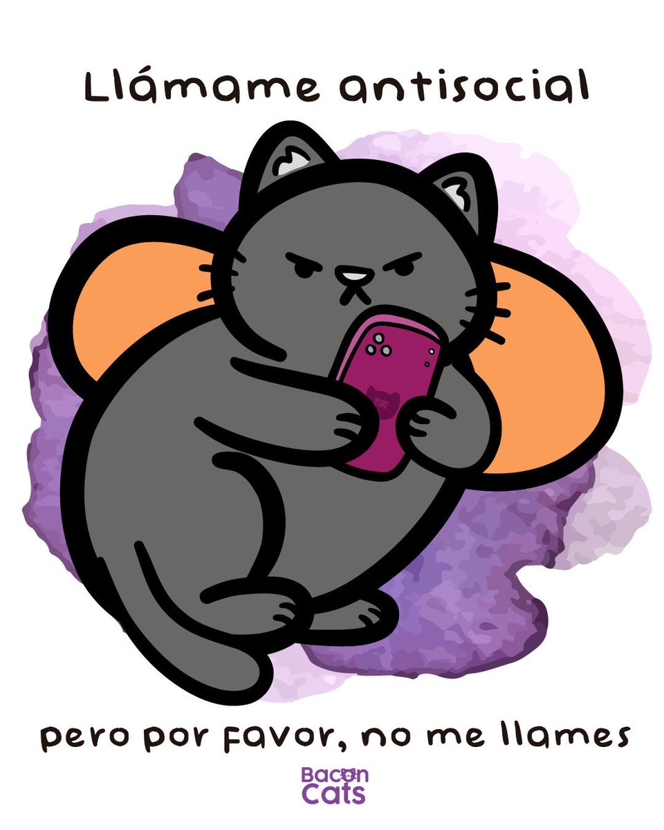 Baconcatsmx's tweet photo. Hazle un favor al mundo y deja de llamar a las personas 📵😠 https://t.co/O1IZzJ7gIB