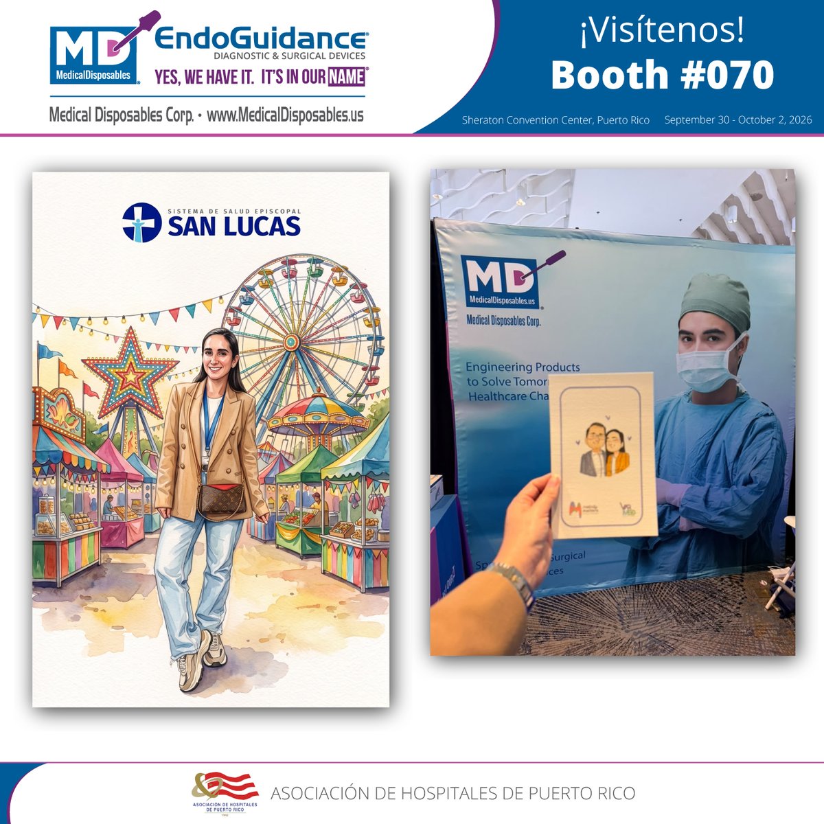 MDC_Drug_Test's tweet photo. Enjoying AHPR 2026!

Our MD EndoGuidance team is making the most of the convention—connecting, sharing ideas, enjoying the activities, and experiencing the great energy in San Juan.

#AHPR2026 #HospitalesPR #MDEndoGuidance #PuertoRico #MedicalDisposables https://t.co/3Mm29juUby