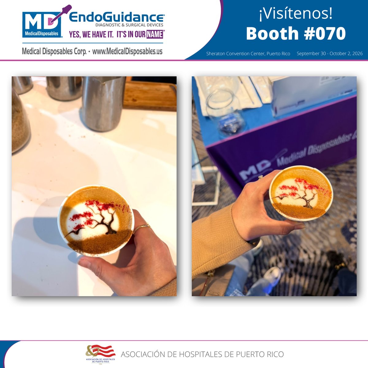 MDC_Drug_Test's tweet photo. Enjoying AHPR 2026!

Our MD EndoGuidance team is making the most of the convention—connecting, sharing ideas, enjoying the activities, and experiencing the great energy in San Juan.

#AHPR2026 #HospitalesPR #MDEndoGuidance #PuertoRico #MedicalDisposables https://t.co/3Mm29juUby