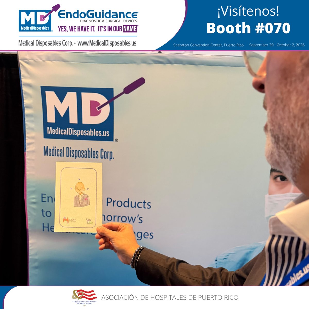 MDC_Drug_Test's tweet photo. Enjoying AHPR 2026!

Our MD EndoGuidance team is making the most of the convention—connecting, sharing ideas, enjoying the activities, and experiencing the great energy in San Juan.

#AHPR2026 #HospitalesPR #MDEndoGuidance #PuertoRico #MedicalDisposables https://t.co/3Mm29juUby