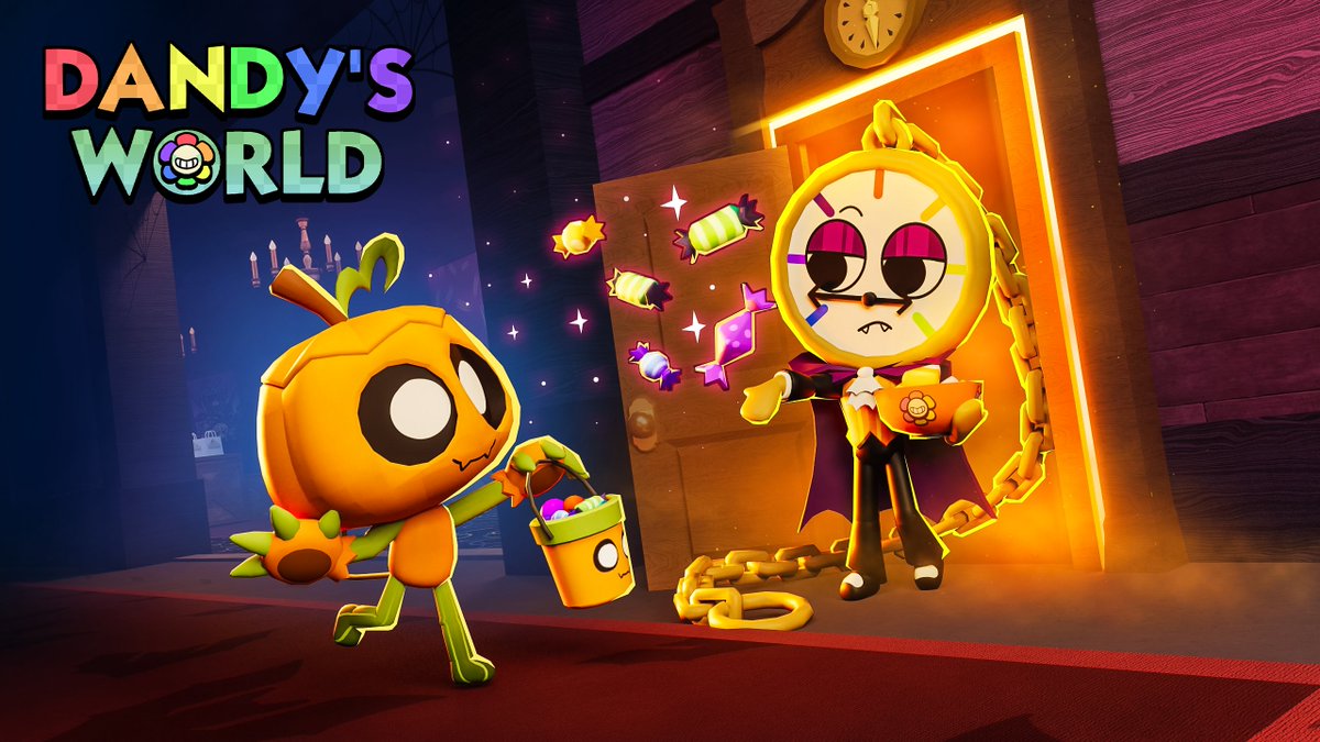 Aaron_Margolin's tweet photo. The Dandy’s World 2026 Halloween update is HERE!

I’m so proud to share that I was one of the lead writers for this update.

Enjoy discovering 80+ new pieces of dialogue and more throughout the month! https://t.co/5xtmWjBRz8