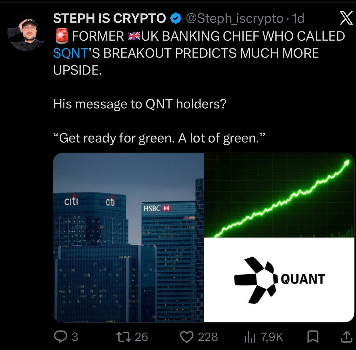 odbashWizard's tweet photo. @crypto_with_seb @captaingusss @GuyLikeAnother1 @c___f___b Yes, this dude believing only public news, and he thinks public news will make him millionaire, thats how his brain works, QNT $50B MC LMAO https://t.co/ZszxST66Y7