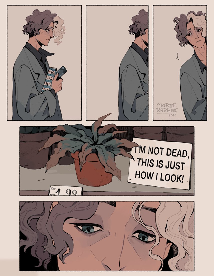 morteraphan's tweet photo. I feel you, brave little plant [oc] 🪴 https://t.co/tIydQ5H7sU