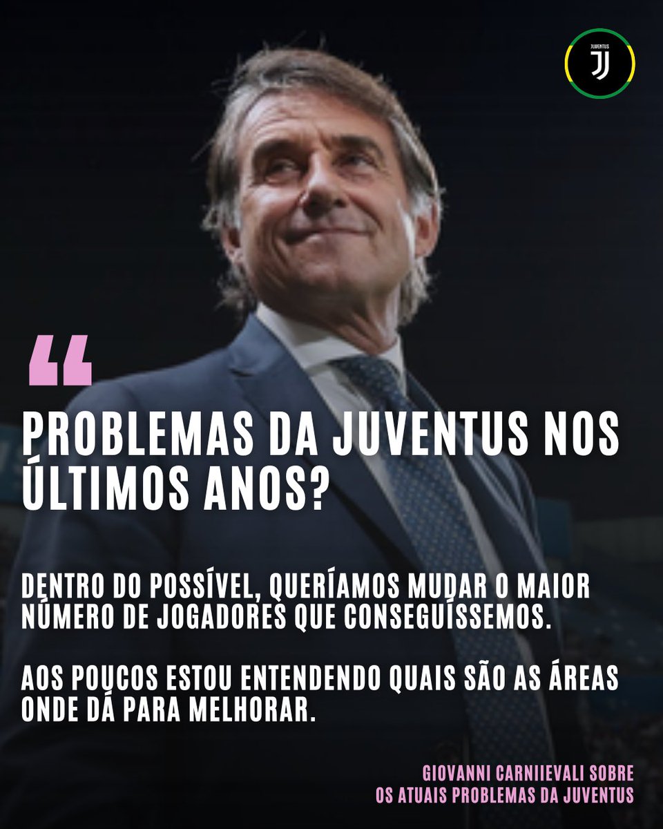 Juventus_Brasil's tweet photo. Giovanni Carnevali, ex-jogador e, hoje, CEO da Juventus, participou do evento Festival do Esporte, em Trento, na Itália, e falou para a Gazzetta dello Sport, um pouco sobre o momento atual do time e perspectivas futuras. https://t.co/yUGo6RPaDr