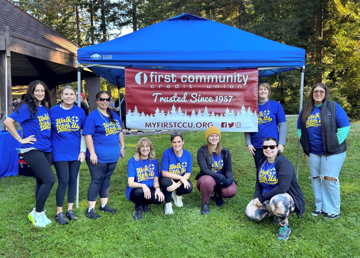 firstccu's tweet photo. First Community was honored to support the American Foundation for Suicide Prevention as a Hope Sponsor for Coos Bay's Out of the Darkness Walk. Thank you to everyone who joined us—your presence and compassion made a difference. Together, we’re building a stronger community. 💙 https://t.co/8Bkvp11lOV