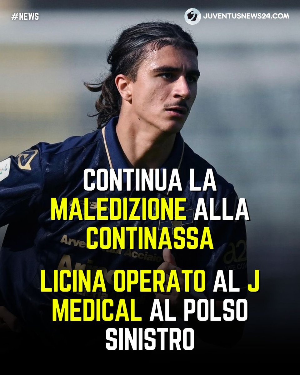 junews24com's tweet photo. 🏥 Operazione perfettamente riuscita al J-Medical per Adin #Licina dopo l'infortunio subito in #JuveCremonese

🚨 Il giovane talento di proprietà dei bianconeri è stato sottoposto a un intervento di riduzione della frattura al polso sinistro

#juventusnews24 https://t.co/ECocelXu88