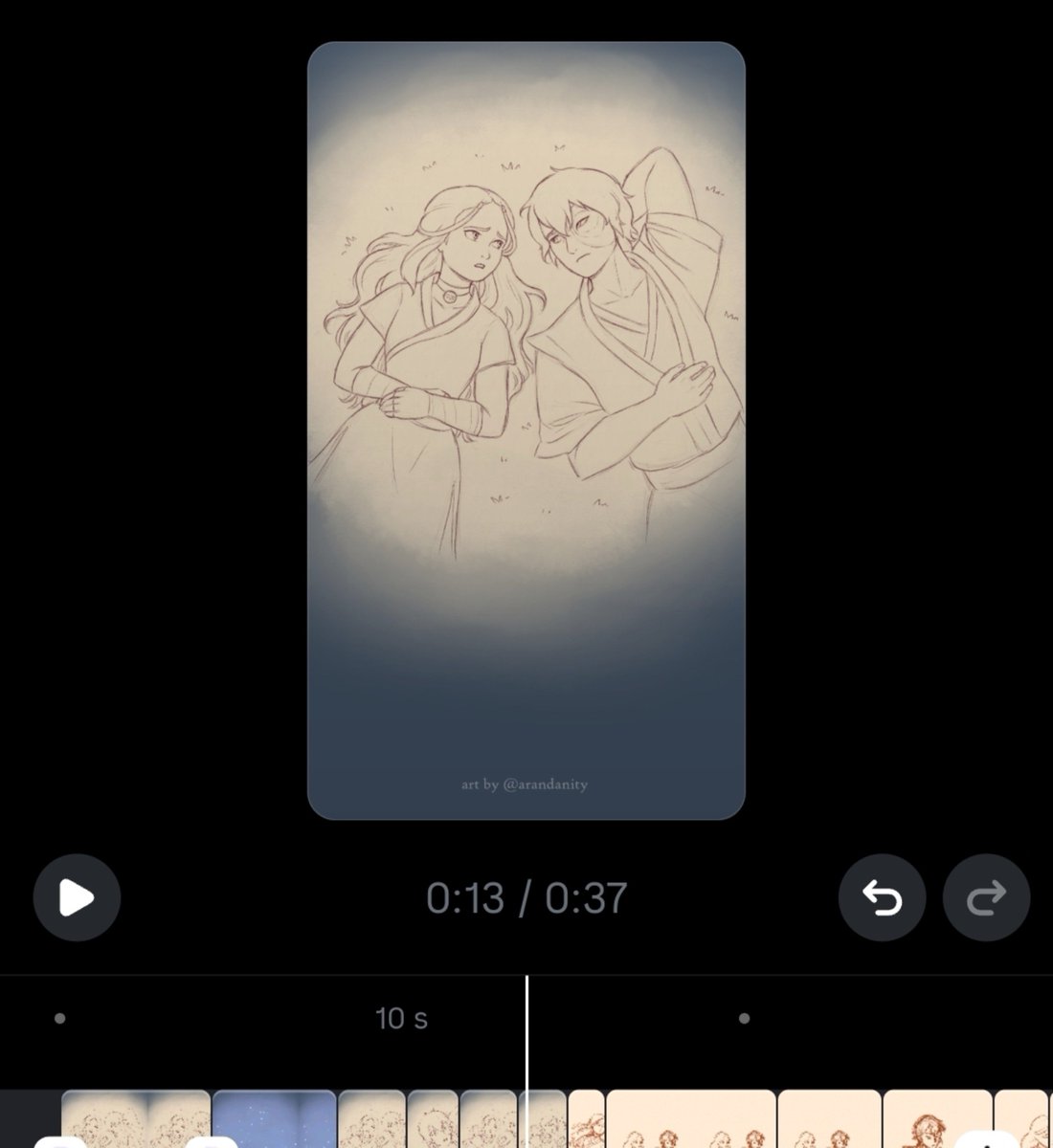 Arandanity's tweet photo. Working on a #zutara animatic btw 😭🔥🌊 (officially going insane)
#WIP https://t.co/0wAqlgPrHO