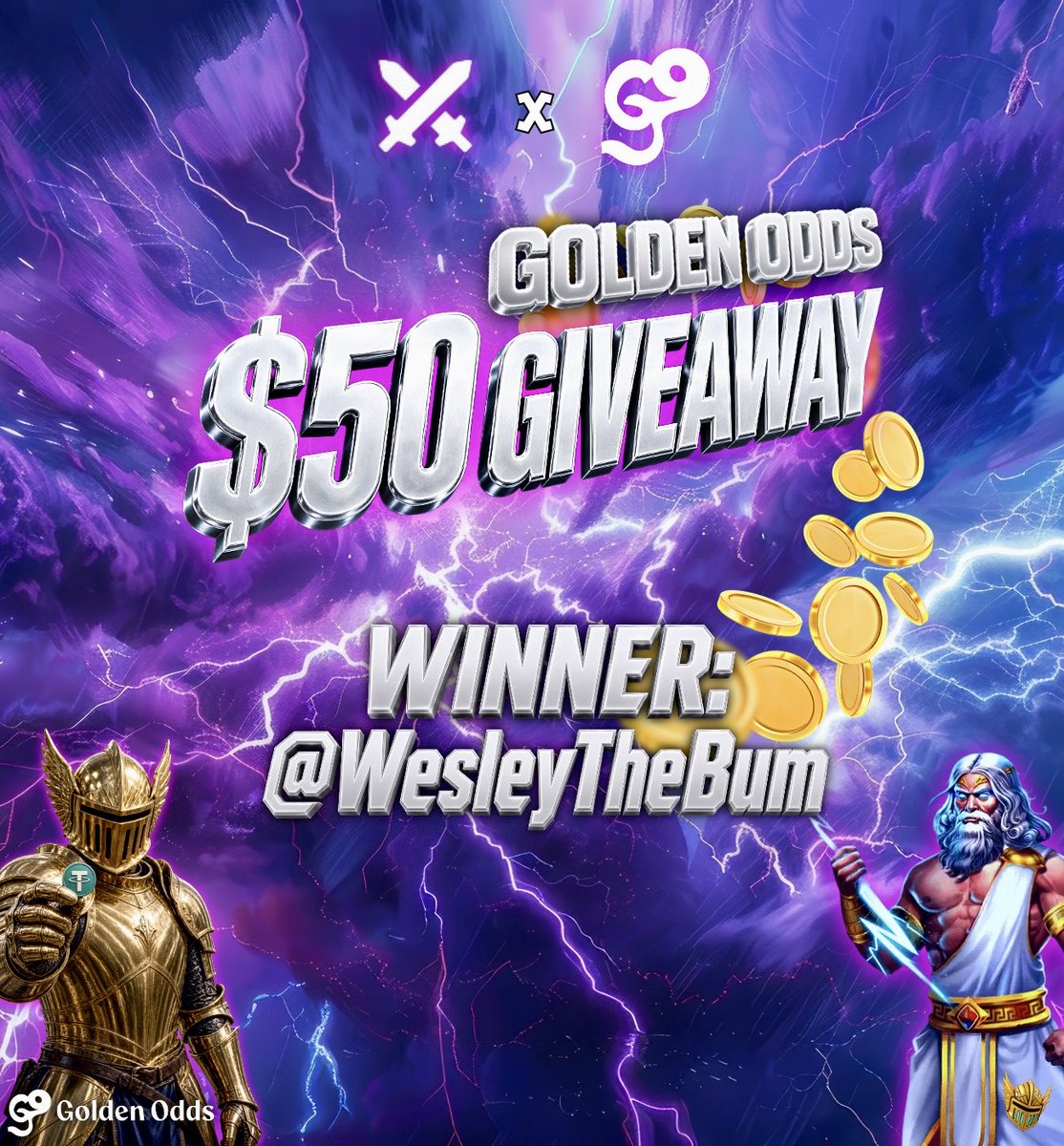 CodeGoldenOdds's tweet photo. Congratulations! @WesleyTheBum 🎉 

Sent $50 to your USDT, brotha! I hope you go on a heater 🔥 

New giveaway will be announced tomorrow, Thank you to everyone who participated. ❤️‍🔥

Join me on #Duel for random juicers 
https://t.co/GaFDRnwYSF 🏆 https://t.co/2iwFcBbZHJ