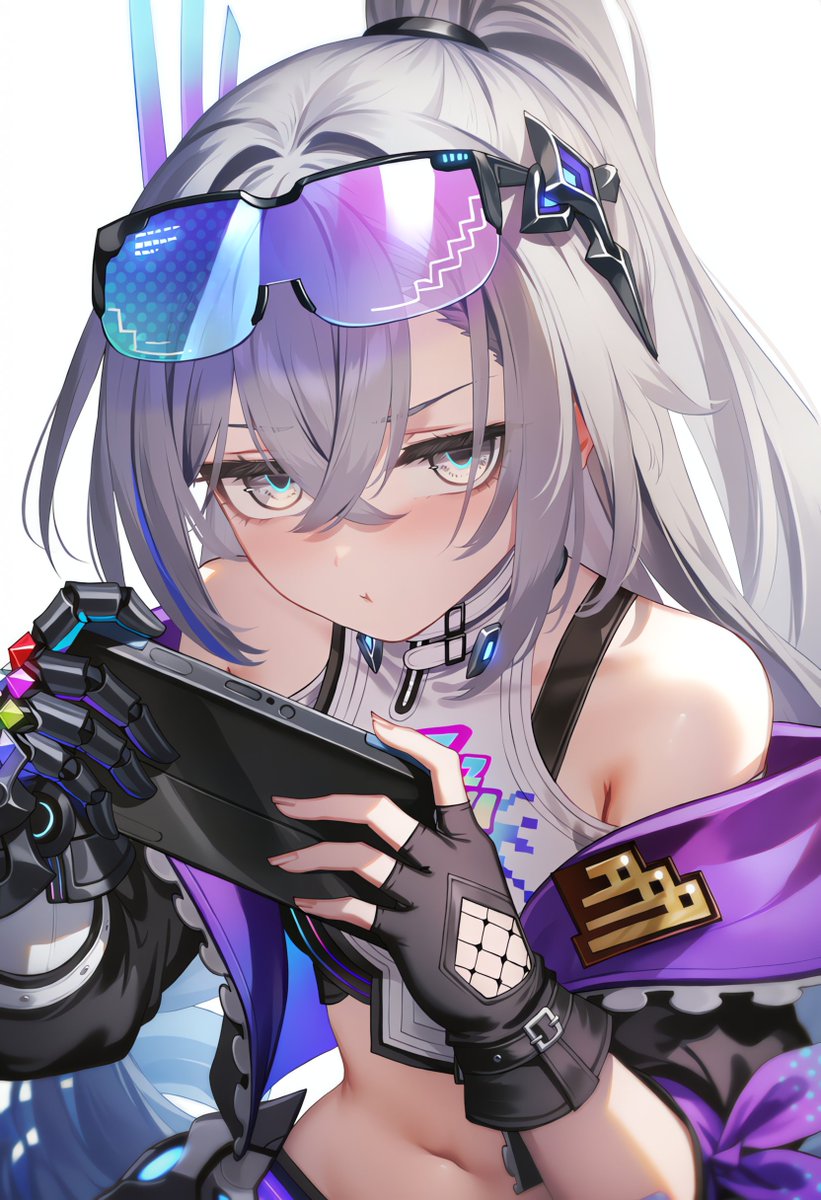 1Sonicracingfan's tweet photo. Don't interrupt 😤
#HonkaiStarRail #SilverWolfLv999 https://t.co/jEZP3V0hnI