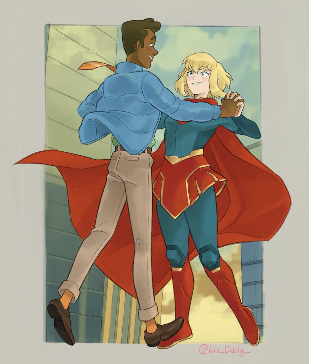 Liv_Daily_'s tweet photo. Come Fly With Me~ 🌆

#MyAdventuresWithSuperman  #Supergirl https://t.co/EJglYki5gd