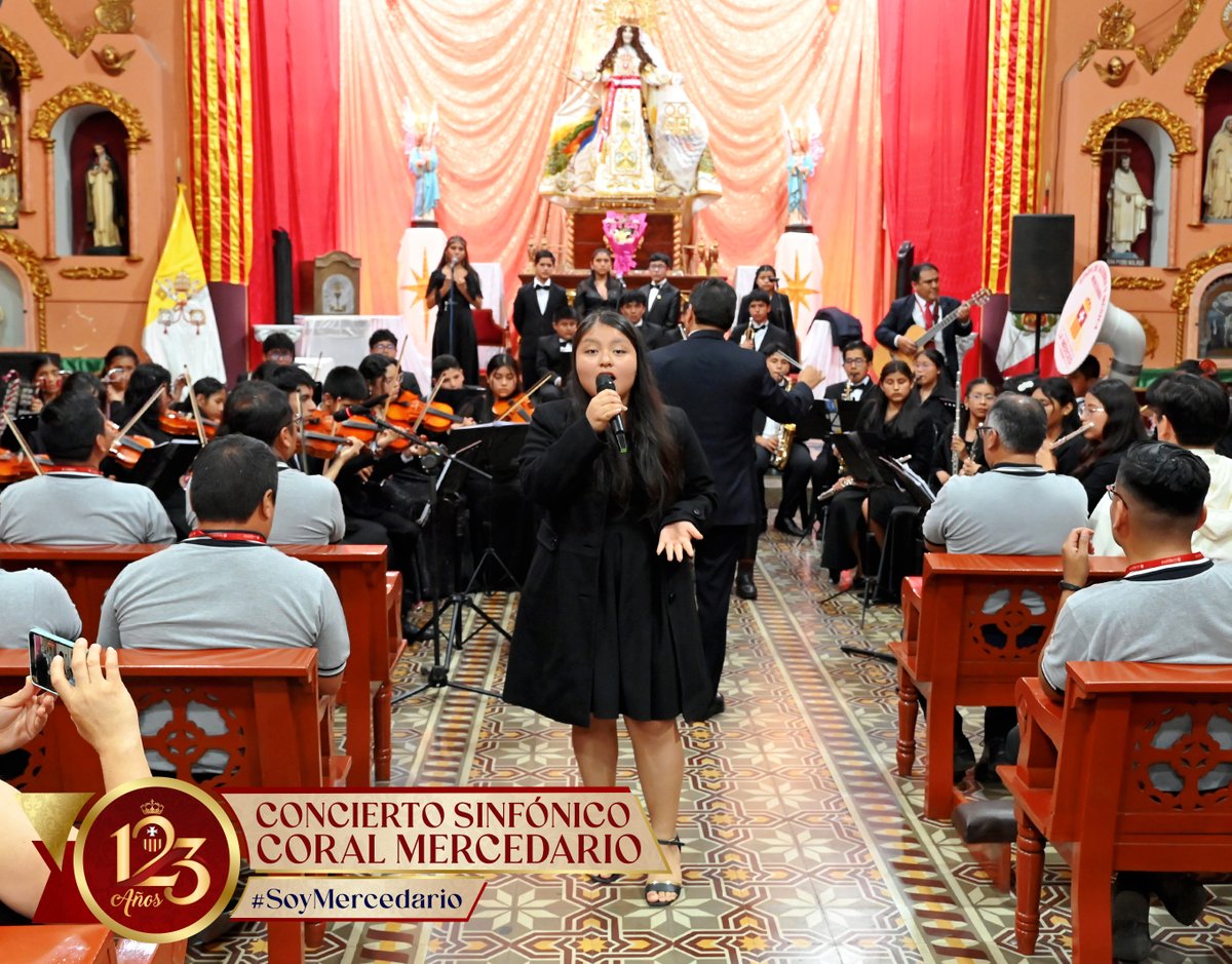 MercedHuacho's tweet photo. CONCIERTO SINFÓNICO CORAL MERCEDARIO 📷
La música se une a nuestra celebración para poner el cierre a un especial Mes de Aniversario, compartiendo una presentación que recoge el espíritu de nuestra historia y tradición mercedaria. https://t.co/ZLtPRZRIz9