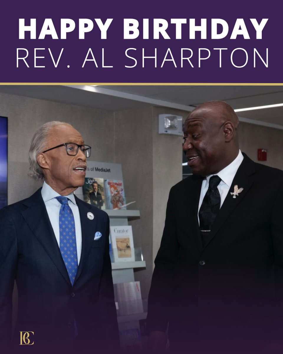 AttorneyCrump's tweet photo. Happy birthday to Rev. Al Sharpton! ✊🏿 For decades, you have stood on the front lines in the fight for civil rights, equality, and JUSTICE. Today, we celebrate your continued commitment to uplifting our communities and making sure our voices are heard. May your leadership continue to inspire the next generation of changemakers.  📷: @SupremeCr8tive
