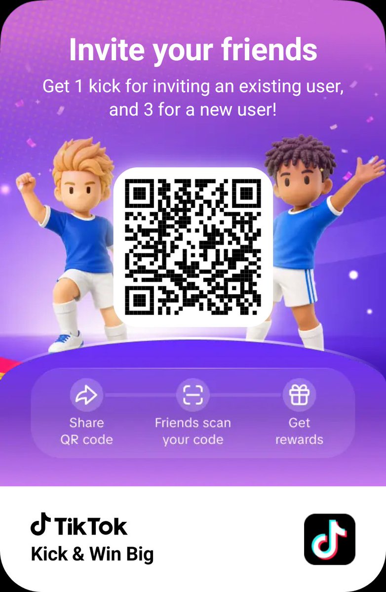 Shysensei1's tweet photo. Join me on TikTok! Play Kick &amp; Win Big and get $30 in rewards! https://t.co/mSpg5SrDFX https://t.co/hABjpcAc1I