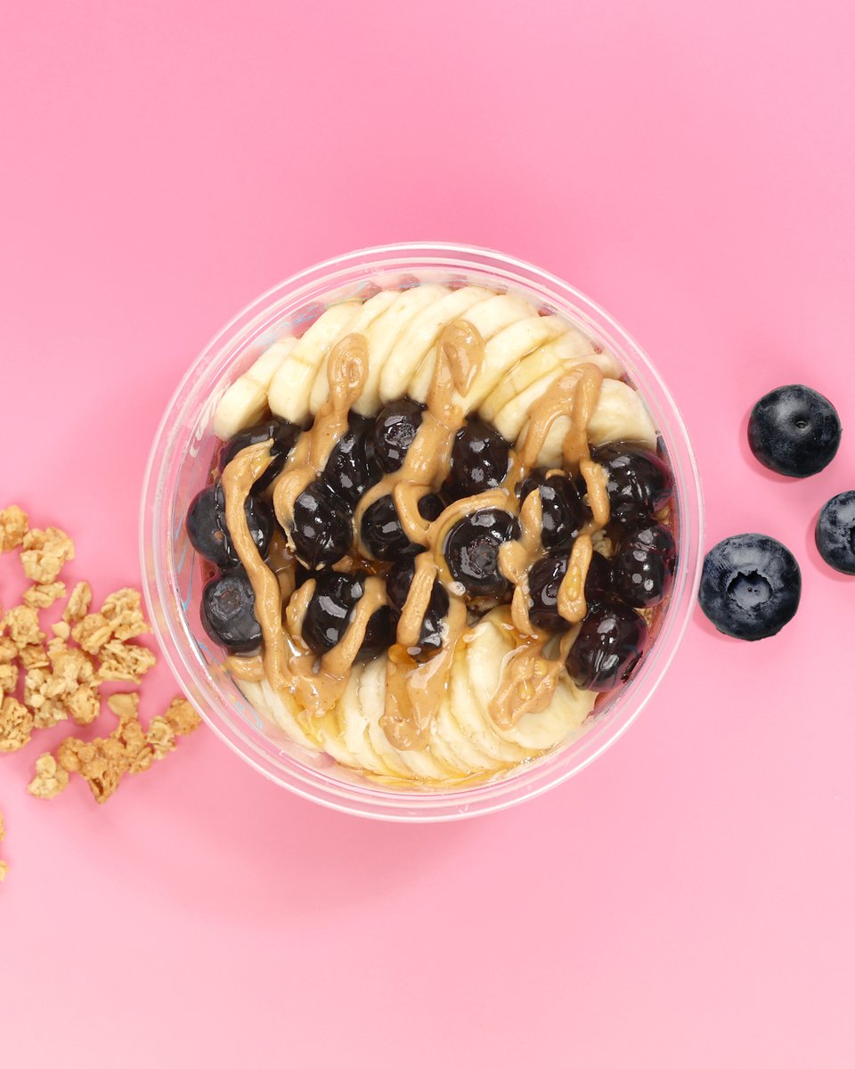 PlanetSmoothie's tweet photo. Thinking about getting a bowl? As you should. 🙂‍↕️💗 Stop by your locally-owned Planet Smoothie and dig into your favorite one today! 👏 https://t.co/WX91B849Zw