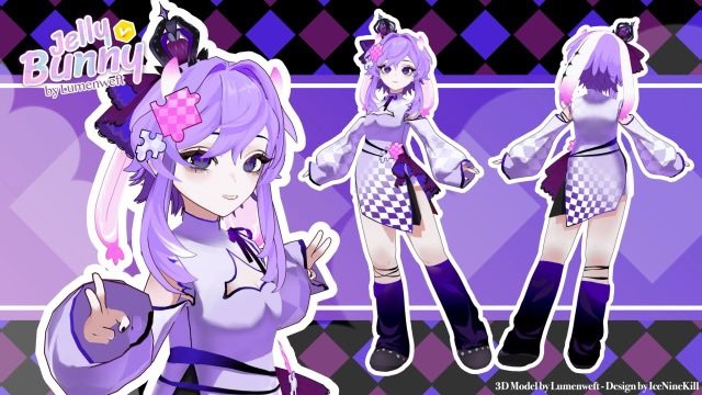 Lumenweft's tweet photo. #VRoid #VTuber I finally finished a while back! Non-exclusive model available for just €20 on all my storefronts https://t.co/RKvpFzJ9YH