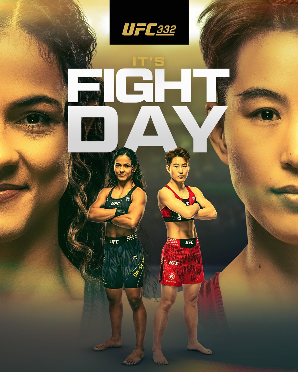 Wake up SLC! It's FIGHT DAY 

[ #UFC332 | OCT 3 | LIVE at 8pmET on @​ParamountPlus and @​CBS ] 
 [📷](https://pbs.twimg.com/media/HTpepsjaMAAZ_l9.jpg) https://p