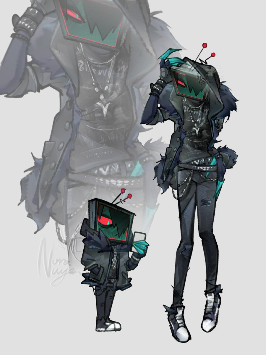 Voxneeds2getprg's tweet photo. Day 2: Emo 
#Voxfashion2026 #Vox (pilot) #HazbinhHotel https://t.co/aSQdOeBA7E