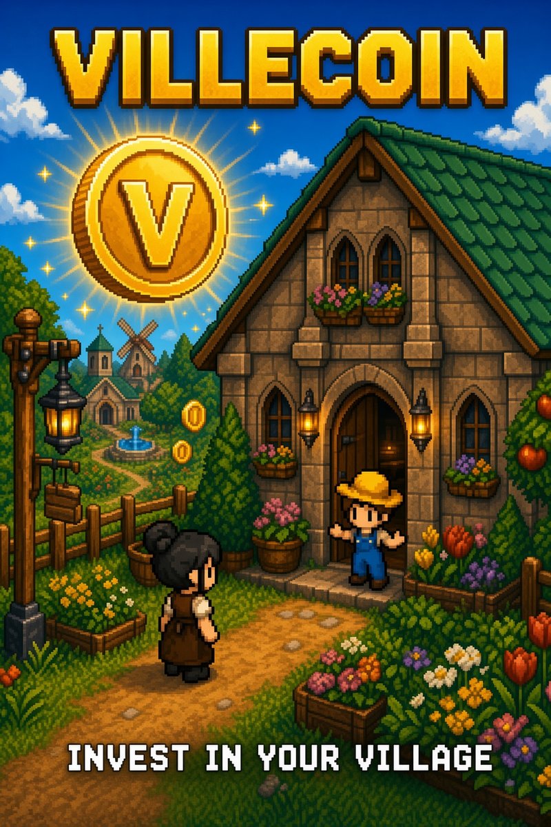 villecoin's tweet photo. Villecoin (VC) is now live on https://t.co/QU4PtOu88Y — a free-to-play village economy on Solana.  

What we're building :  https://t.co/4GxKQLQX04 

CA : Gj3UV1TGkKmMTose9nDmPNDdycvedvxS3rKVtXzXpump https://t.co/nw42o4GNv6
