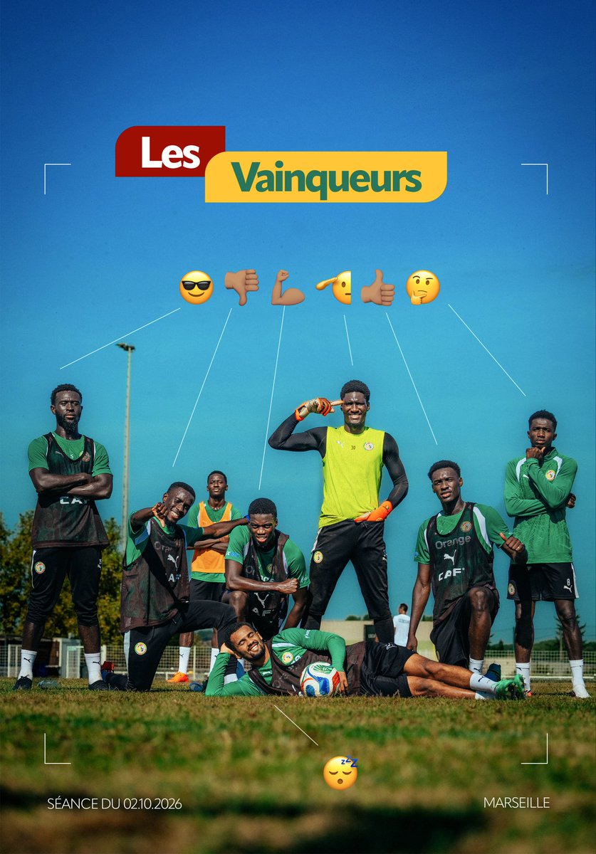 GaindeYi's tweet photo. Ne cherchez pas l'intrus, c'est le seul qui n'a pas d'emoji. π«£ππΎββοΈ #WinningTeam https://t.co/5Ah1q7AsRG