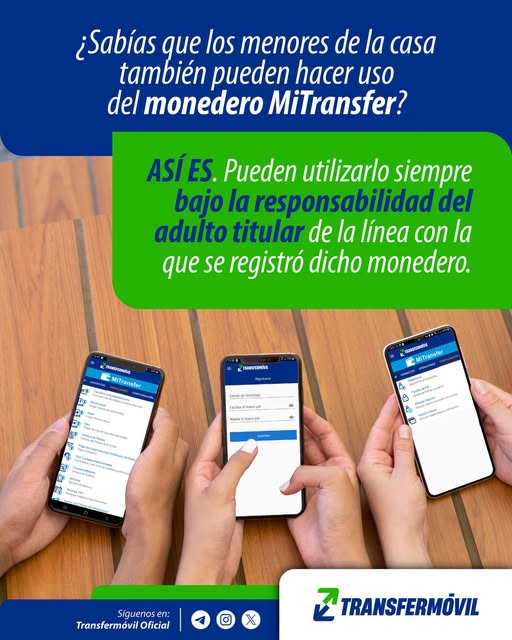 DanielaAnd98669's tweet photo. 📢¿Sabías que los menores de la casa pueden hacer uso del monedero MiTransfer?👇🏻👇🏻 https://t.co/j6xy46Y5aL