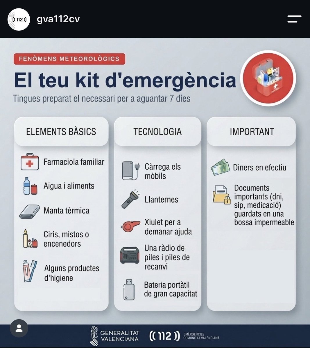 oliver_nacho's tweet photo. En una emergencia no os olvidéis de seguir las redes sociales de “EMÈR6ENCIES” CV.

Hoy usan la IA para hacer recomendaciones a la población pero a este paso usarán la IA hasta para mandar el ES-ALERT.

La vida de los valencianos en una emergencia no puede estar en manos de la IA https://t.co/BEkh35NF9K