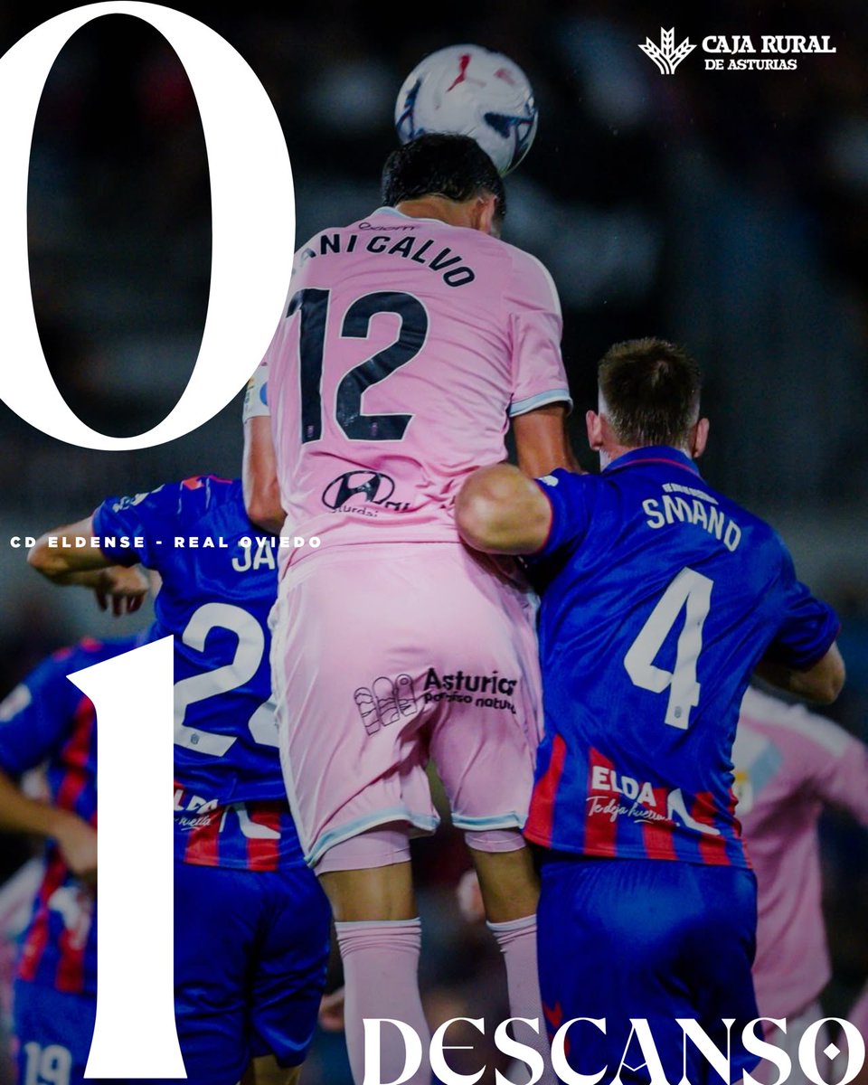 RealOviedo's tweet photo. ⏸️ DESCANSO en el Nuevo Pepico Amat. ¡LUCHA, OVIEDO! 🙌🏻💙

#EldenseRealOviedo 0-1   
#VamosOviedo 🔵⚪
#DíadePartido https://t.co/4hXfgzZyo4