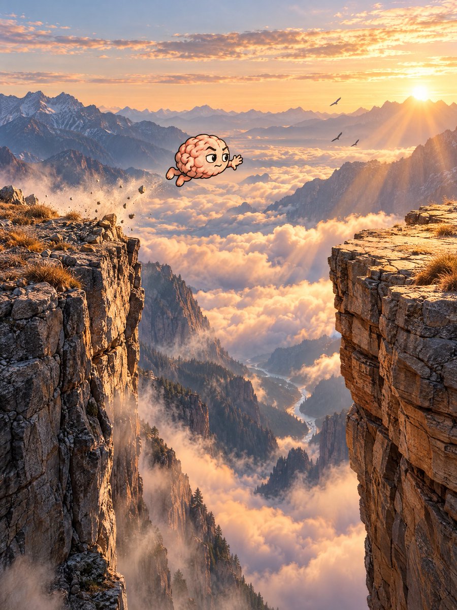 Brainonsoll's tweet photo. Leap of faith https://t.co/96IQmnhqep