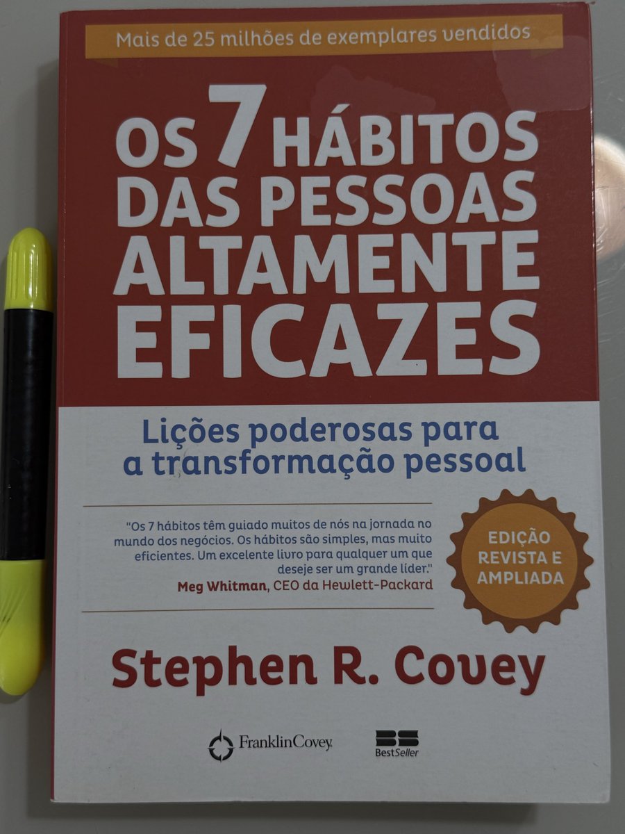 philipemb's tweet photo. Meta 2026 - 41 livros 
Livro 25 de 41 livros

1. Ser Proativo
2. Começar com o Objetivo em Mente
3. Primeiro o Mais Importante
4. Pensar Ganha-Ganha
5. Procurar Primeiro Compreender, Depois Ser Compreendido
6. Criar Sinergia
7. Afinar o Instrumento (Afiar o Machado) https://t.co/x7Cik4Zf7g