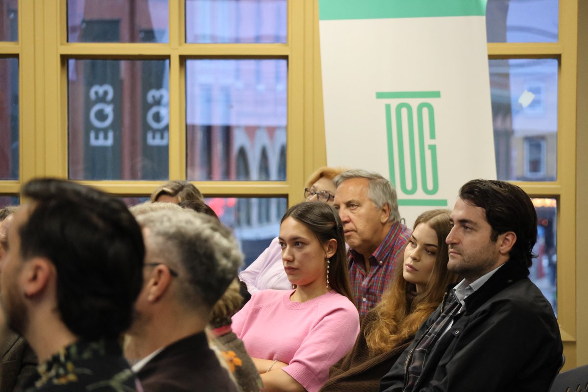 IOGca's tweet photo. Thank you to everyone who joined us for the first event in IOG’s 35th Anniversary Speaker Series. https://t.co/mrcnHssTuP