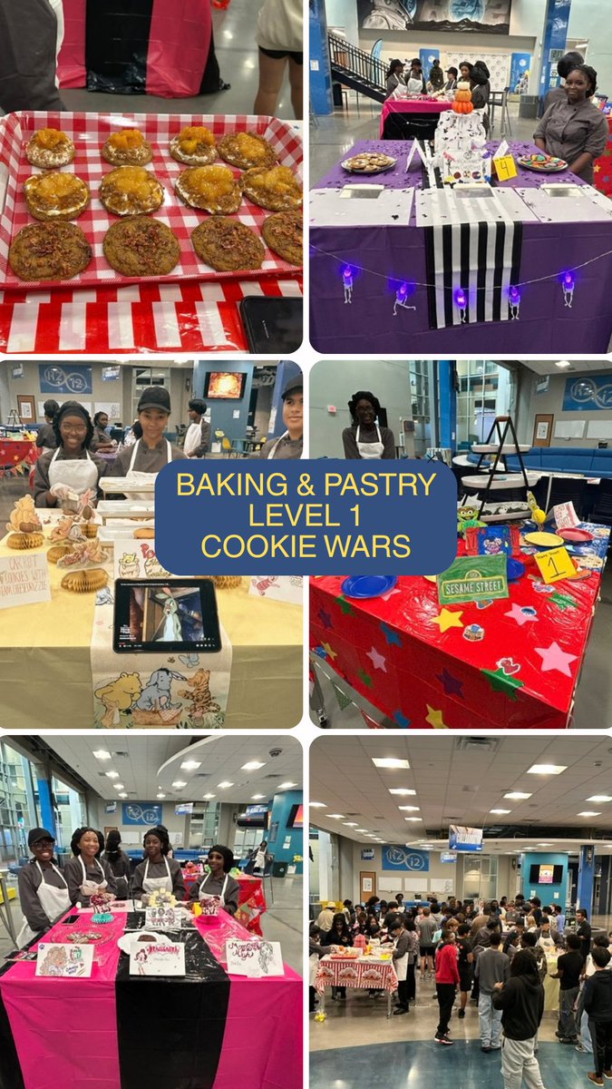 ther2i2edge's tweet photo. It's Cookie Wars time!!  Level 1 Baking and Pastry students held their Cookie Wars today.  All cookies and themes were excellent.  Great Job students.👏👏@RichlandTwo @rvhs @SV_Vikings @RNECavaliers @WHS_Redhawks @BlythewoodHigh https://t.co/lT8LveW0y2