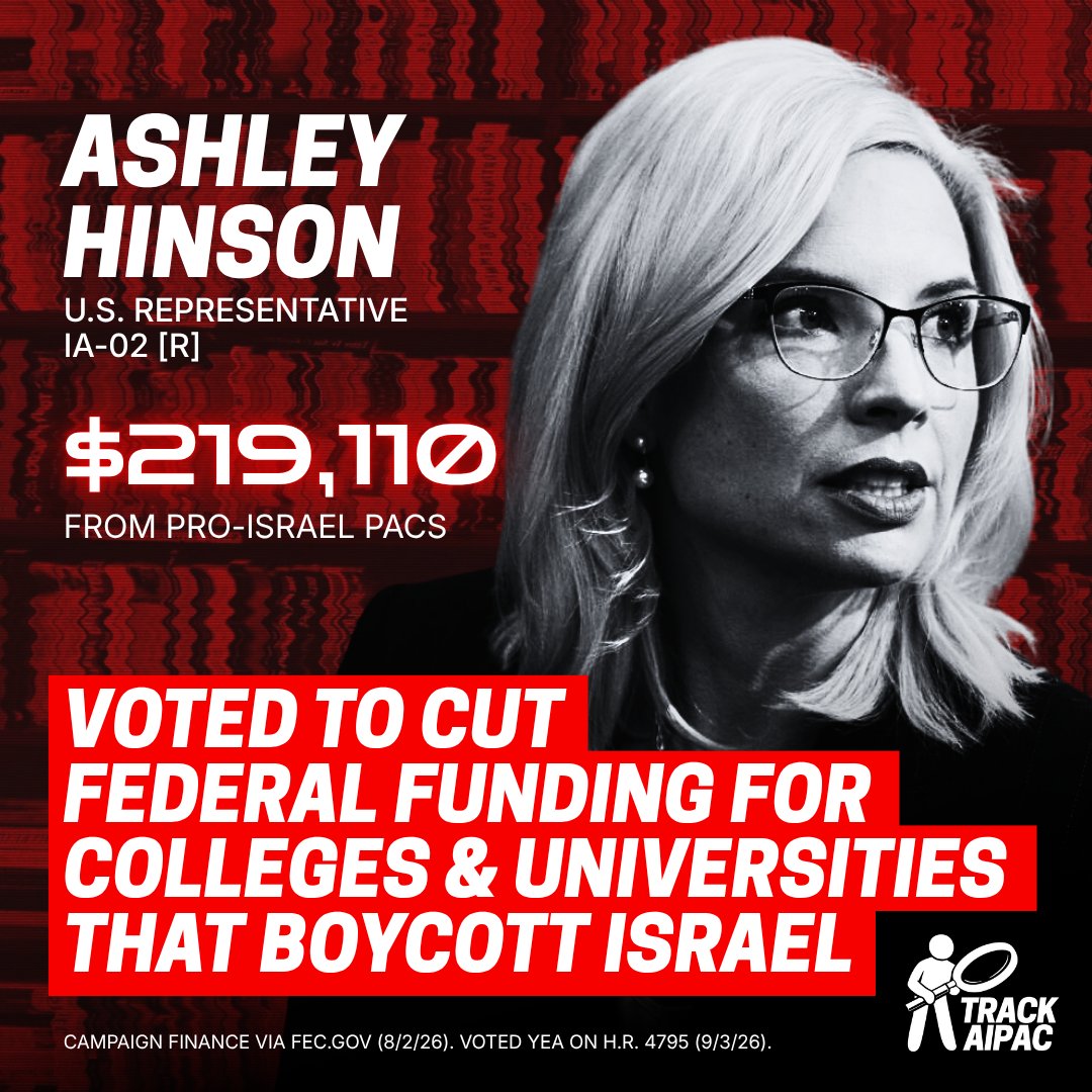 TrackAIPAC's tweet photo. @hinsonashley https://t.co/UAXlsmd2TV