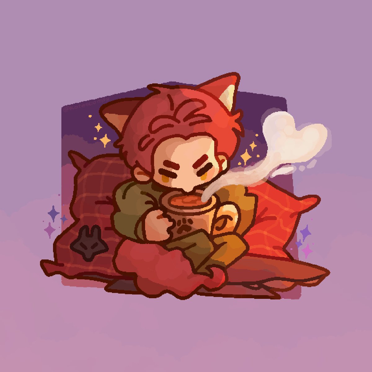 katescomfy's tweet photo. I fought with this one a lot as you can see 

hot choccy with Valko ♥ 
plus speedart if you're into it. 

#ILOVEVALKO
#ValkoIsLoved https://t.co/ctL9Zs1vNQ