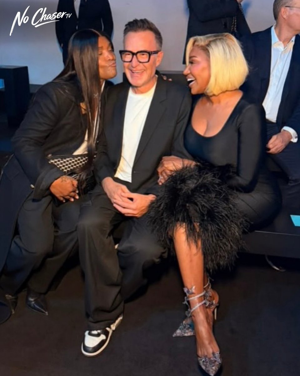 nochaser_tv's tweet photo. NeNe Leakes was spotted out at Paris Fashion Week with Law Roach and Michael Coste of Hermes. #rhoa https://t.co/bsH68CeSlX