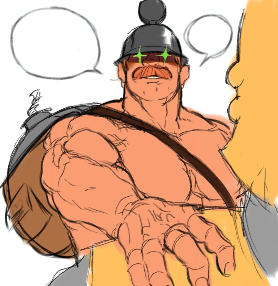 jennaquai's tweet photo. Se que estoy matando el hype posteando esto pero ayúdenme 

Dejen las frases más seductoras que se les ocurre por qué a mi no se me da xd
#clashroyale #bara #digitalart #fanartㅤㅤㅤㅤ https://t.co/IkQRZu9i5Y