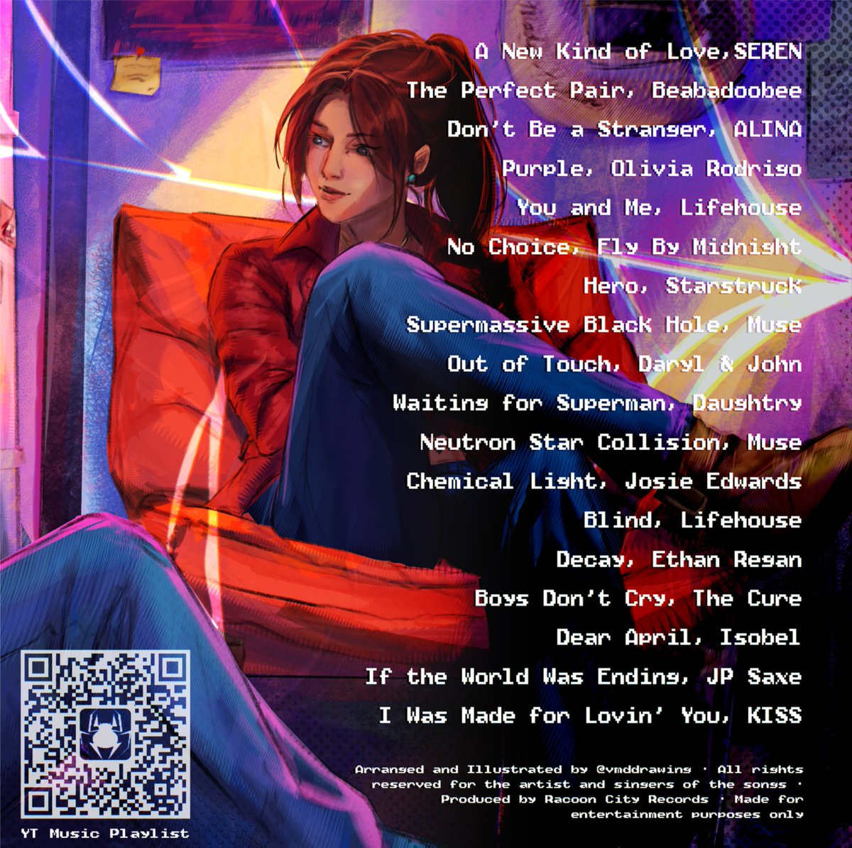 vmddrawing's tweet photo. Welcome to the Cleon-verse: #ResidentEvil Meets #SpiderVerse the Playlist 🎧🕷️ 
—
Playlist Available at: YTMusic and Spotify
#LeonKennedy #ClaireRedfield | #Cleon https://t.co/v2Exl0Dwfe