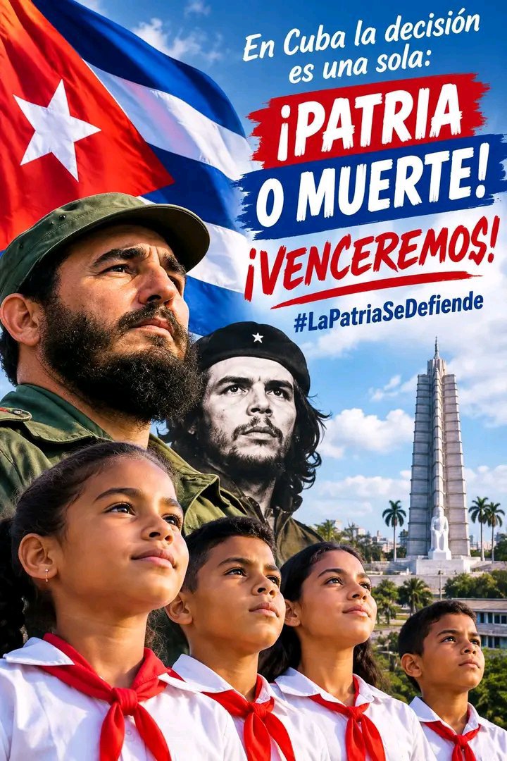 OrgDotuGtmo's tweet photo. Hoy cuando el imperio nos intenta asfixiar, la Patria nos convoca, y respondemos con la certeza de que no habrá fuerza capaz de quebrar nuestra voluntad. #Cuba seguirá siendo libre, soberana e independiente.
¡ Patria o Muerte, Venceremos !
#LaPatriaSeDefiende #Guantánamo https://t.co/eYNqqbiL8M