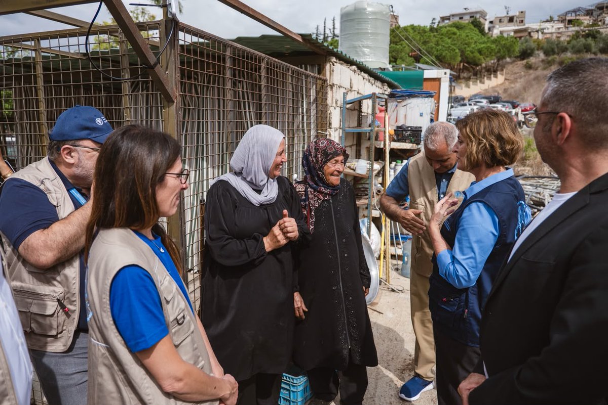 FAOLebanon's tweet photo. 📍Nabatiyeh, listening to farmers&amp;witnessing the impact of conflict on agriculture,livelihoods&amp;land
FAO DDG @BethBechdol, @FAOADG_NENA, @FAOemergencies Dir&amp;FAOLB Rep @VQuattrola heard from @MoaLebanon staff,coops&amp;farmers about challenges facing agriculture&amp;priorities for recovery https://t.co/BNNKr5kIcl