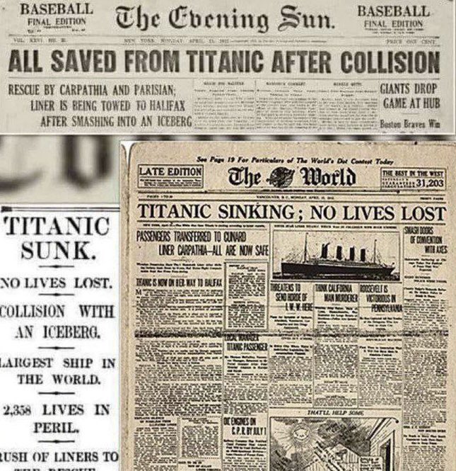 TheFlatEartherr's tweet photo. It's quite curious that the newspaper headlines of that time don't align with the "official" history. 🤔 https://t.co/KOBXrMFBxI