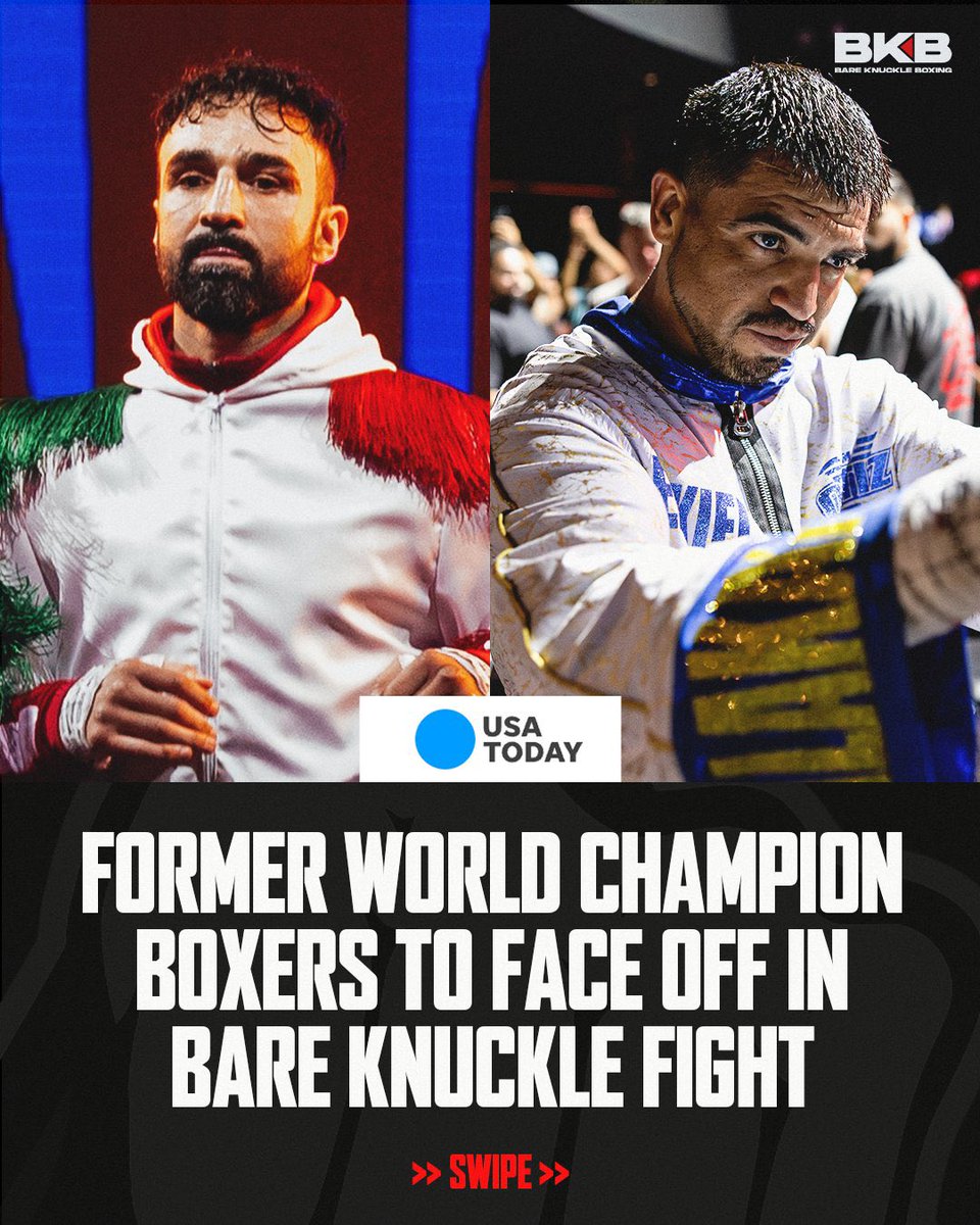 BOXINGnBBQ's tweet photo. BKB has confirmed that former world champions Paulie Malignaggi and Victor Ortiz will headline its Dec. 5 Los Angeles event in a bare knuckle showdown, according to USA TODAY Sports. https://t.co/jCZCVF3ygc